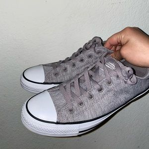 Grey Converse Size US 10 WOMENS